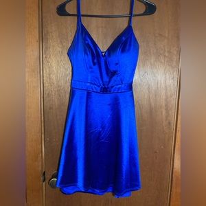 Homecoming dress. royal blue. size 5.